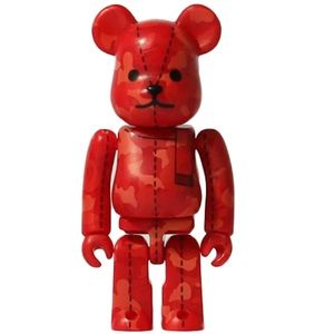 BE@RBRICK x A Bathing Ape 28th Anniversary Camo #3 100%